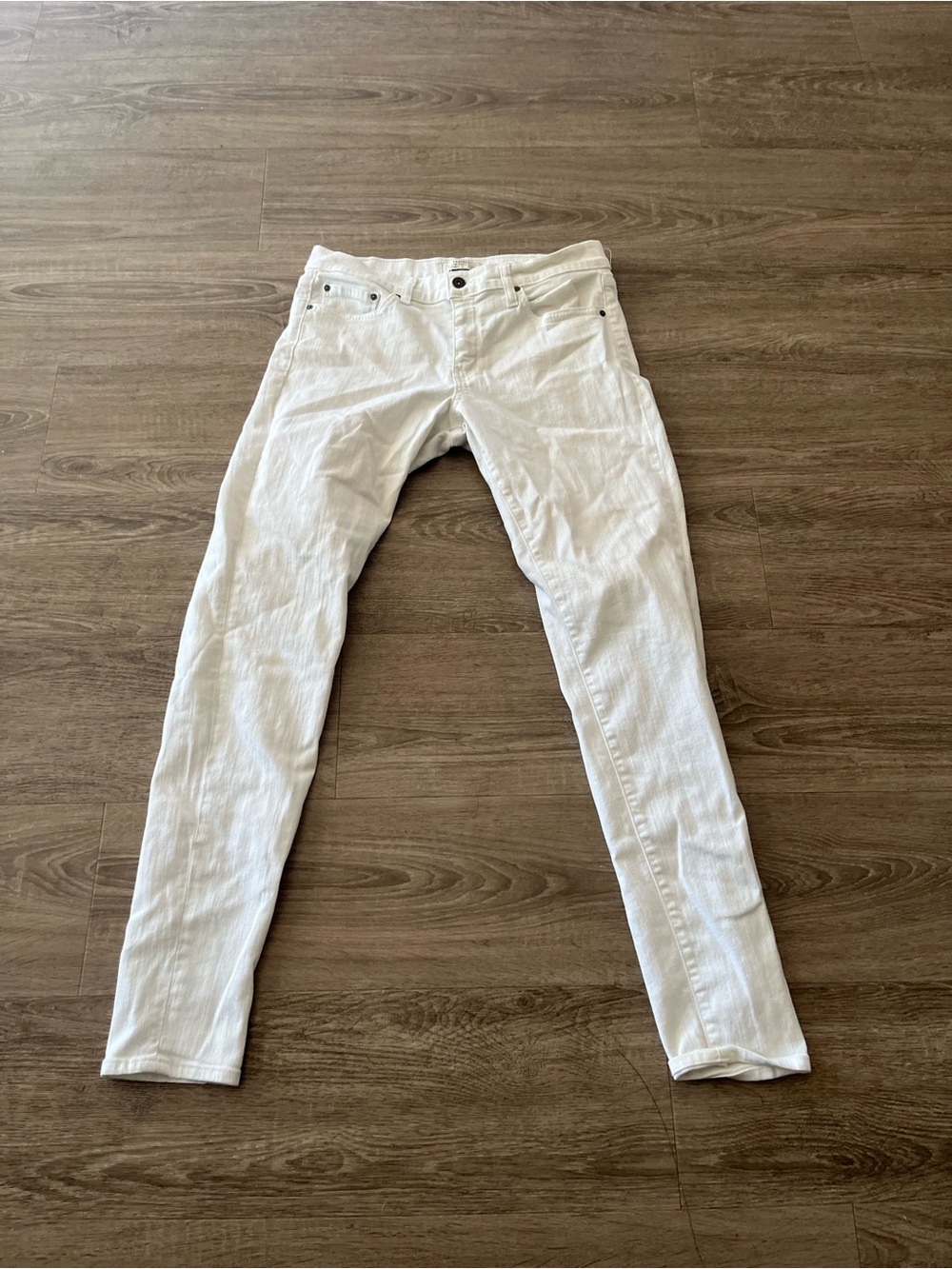 Principle Denim Innovators Dreamer Womens 30 White Skinny Stretch Jeans USA
